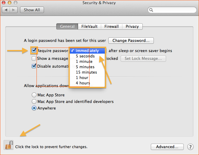 Manual Lock Setting On Mac